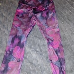 Nike Pink and Purple Dri-FIT Leggings